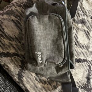 Gray Crossbody Bag